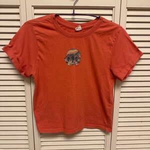 Vibe Orange Desert Scene T-Shirt